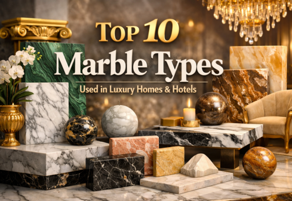 Top 10 Marble Types Used in Luxury Homes & Hotels