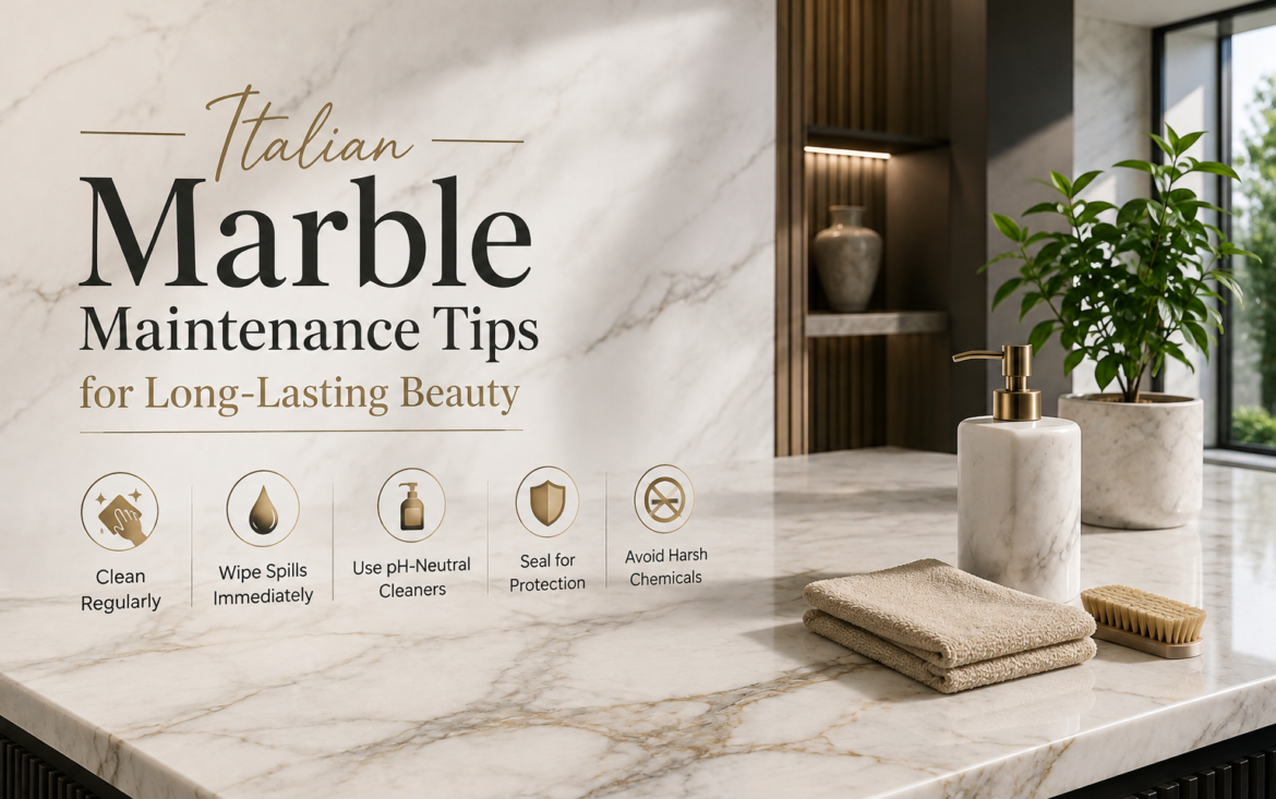 Italian Marble Maintenance Tips for Long-Lasting Beauty