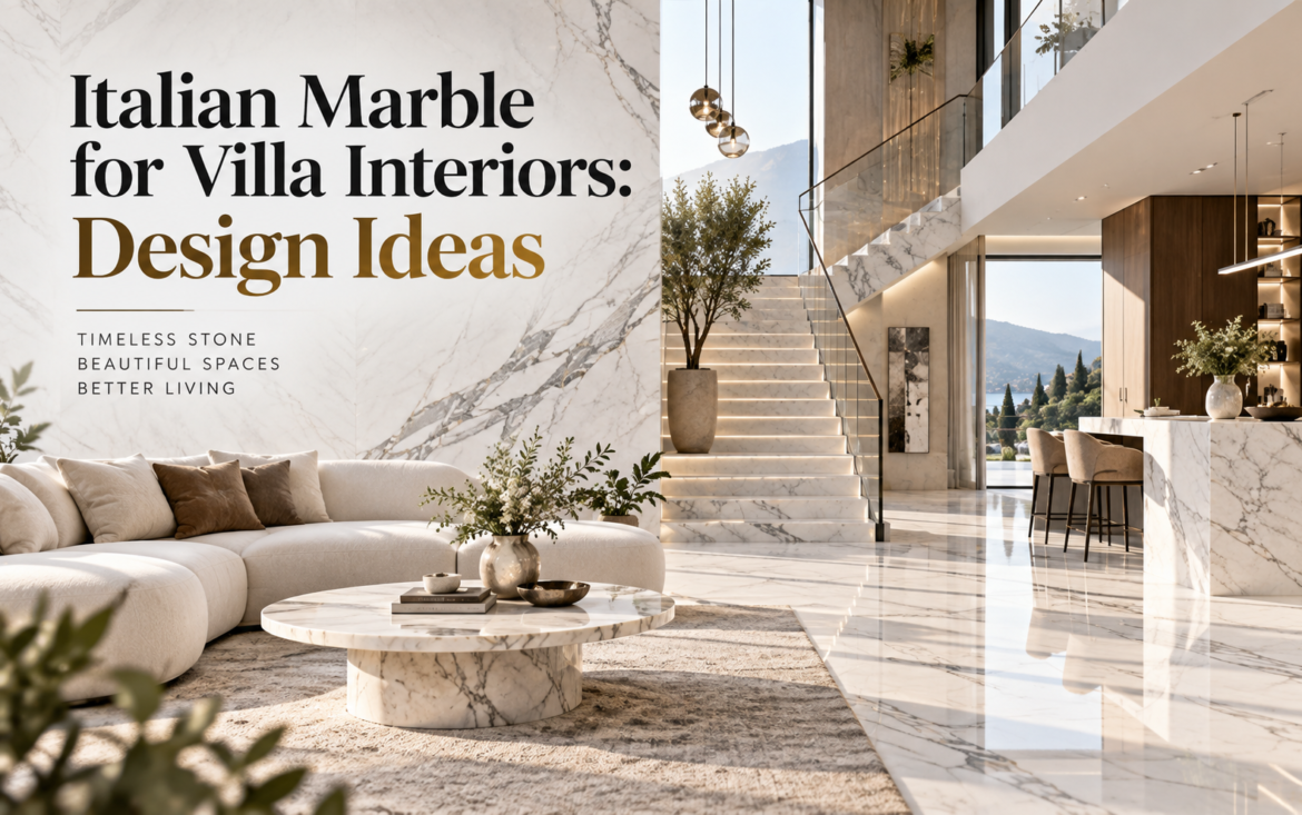 Italian Marble for Villa Interiors: Design Ideas