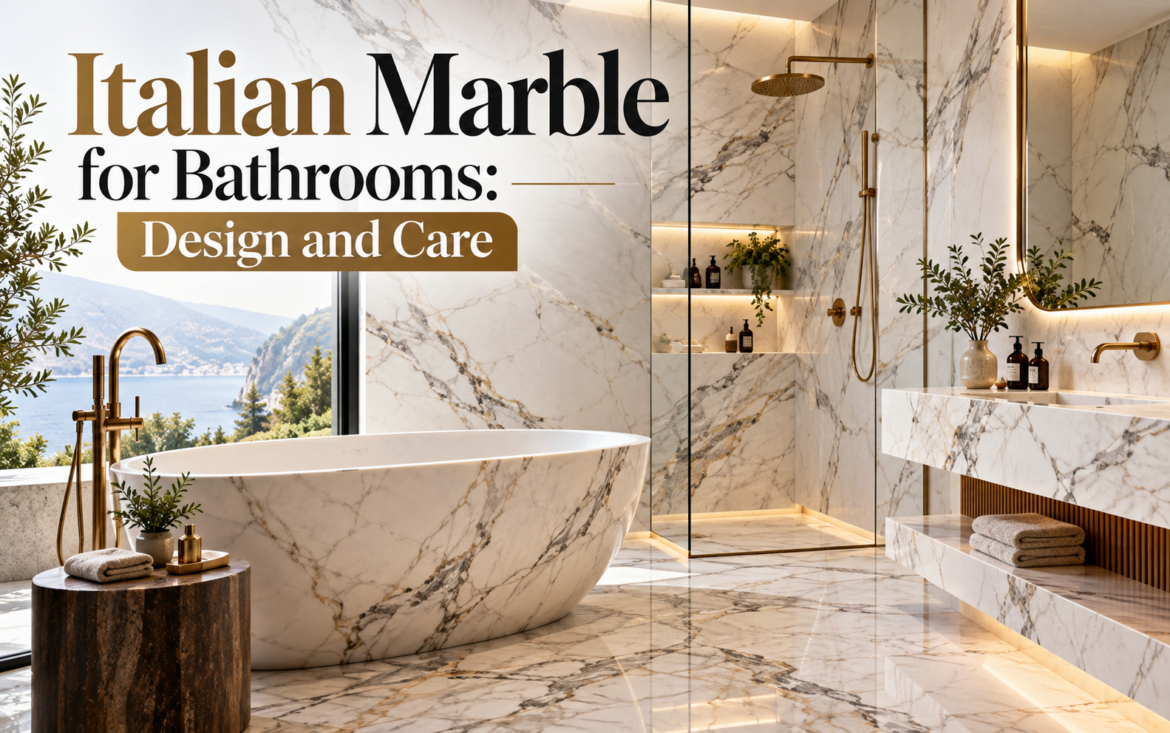 Italian Marble for Bathrooms: Design and Care